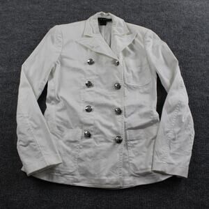 Ralph Lauren Black Label Blazer Womens 2 Double Breasted Nautical Academia Work